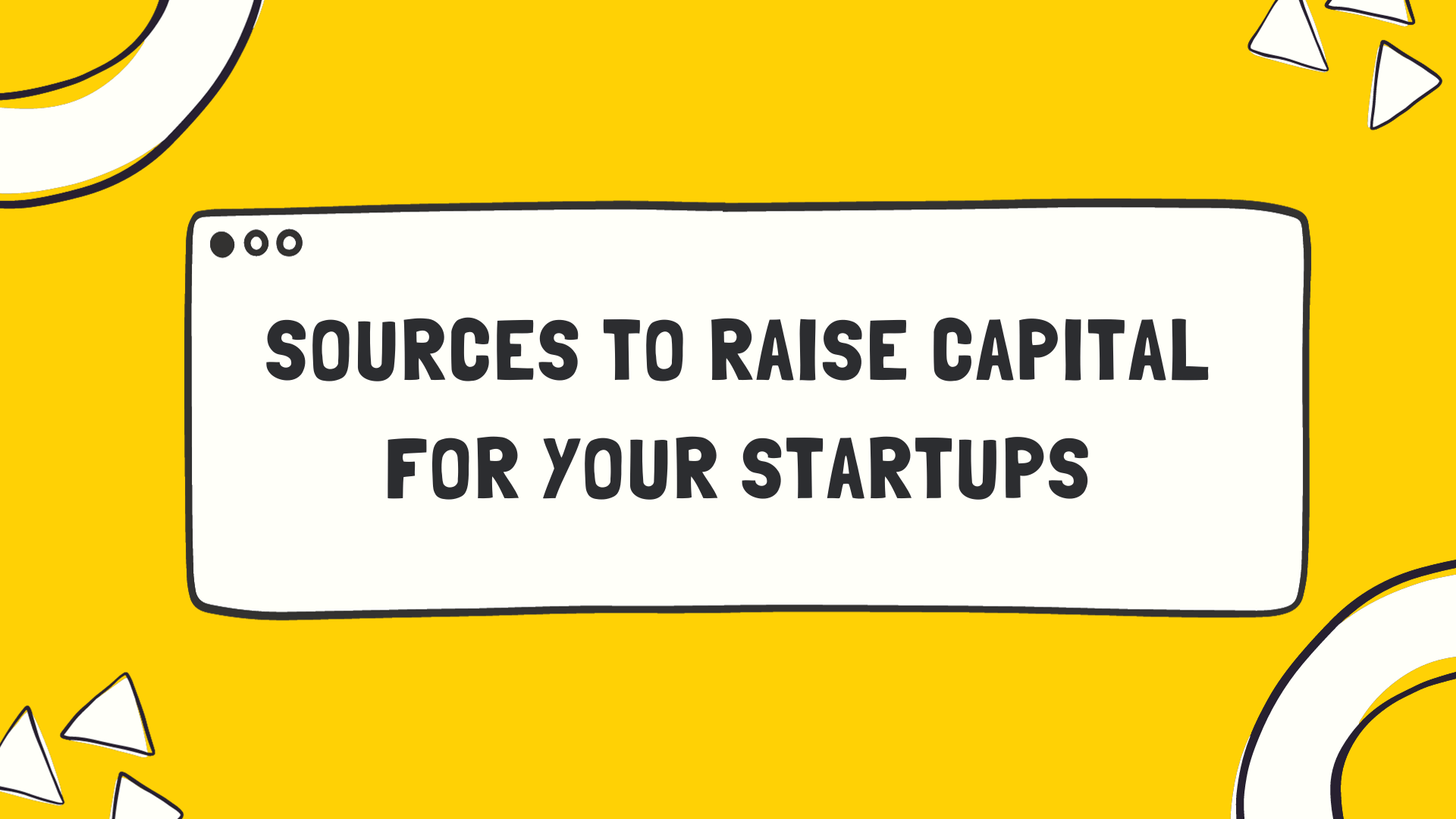 raise capital for your startup