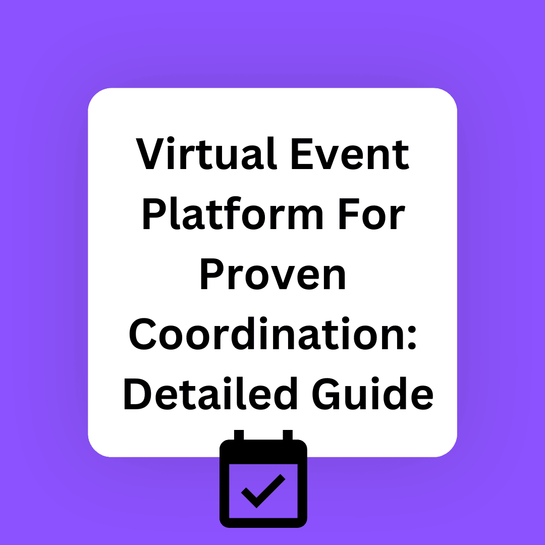 Host virtual event seamlessly with leading virtual event tools!