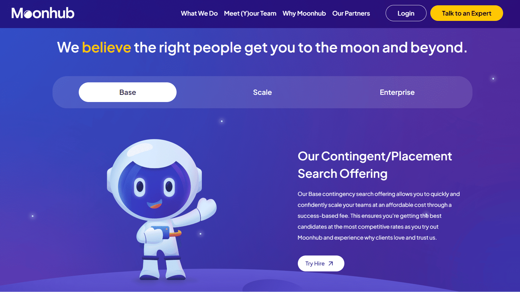 Moonhub, artificial intelligence startup, raised $4.4 million in seed funding with the goal of automating the recruiting process for recruiters.