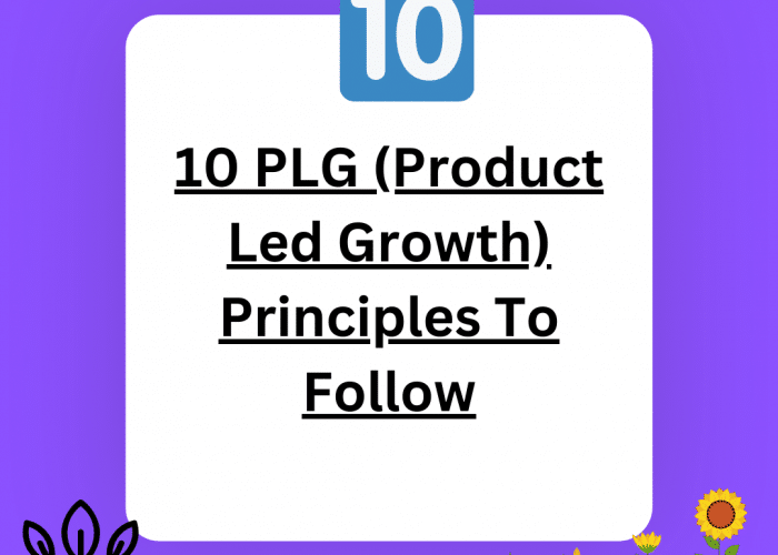 10 PLG (Product Led Growth) Principles For Businesses To Follow In 2023