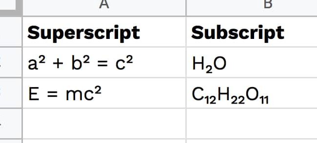 Superscript