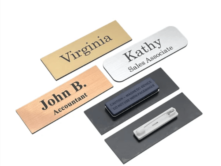 Custom Name Tags and Badges