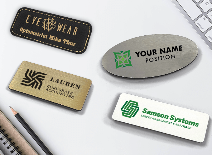 Custom Name Tags and Badges