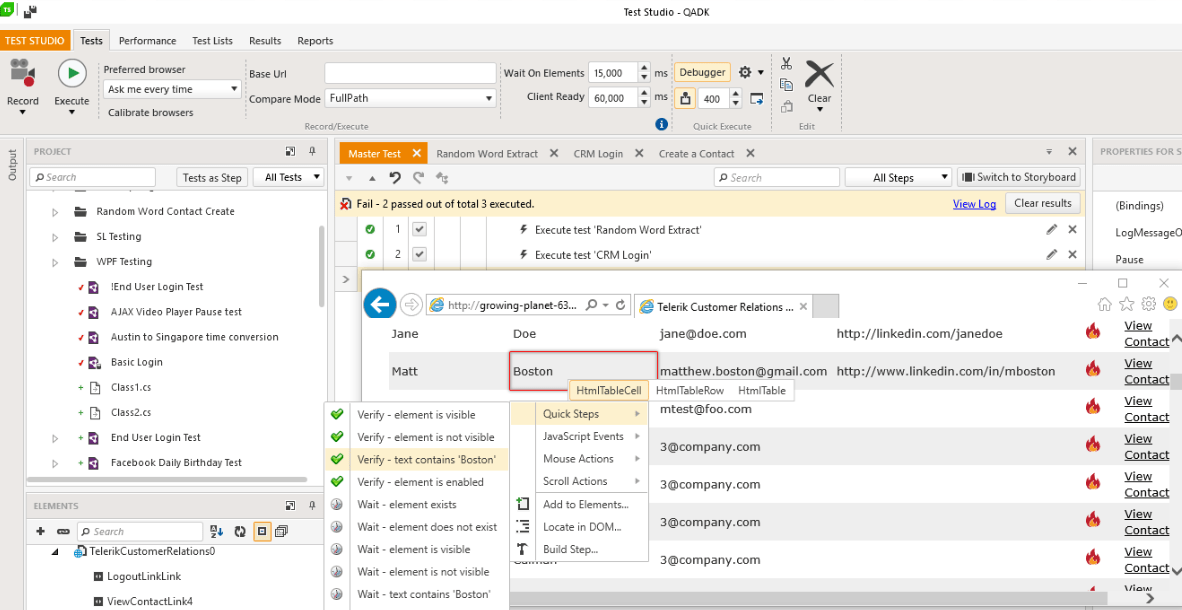 Automation QA Testing Software Tools