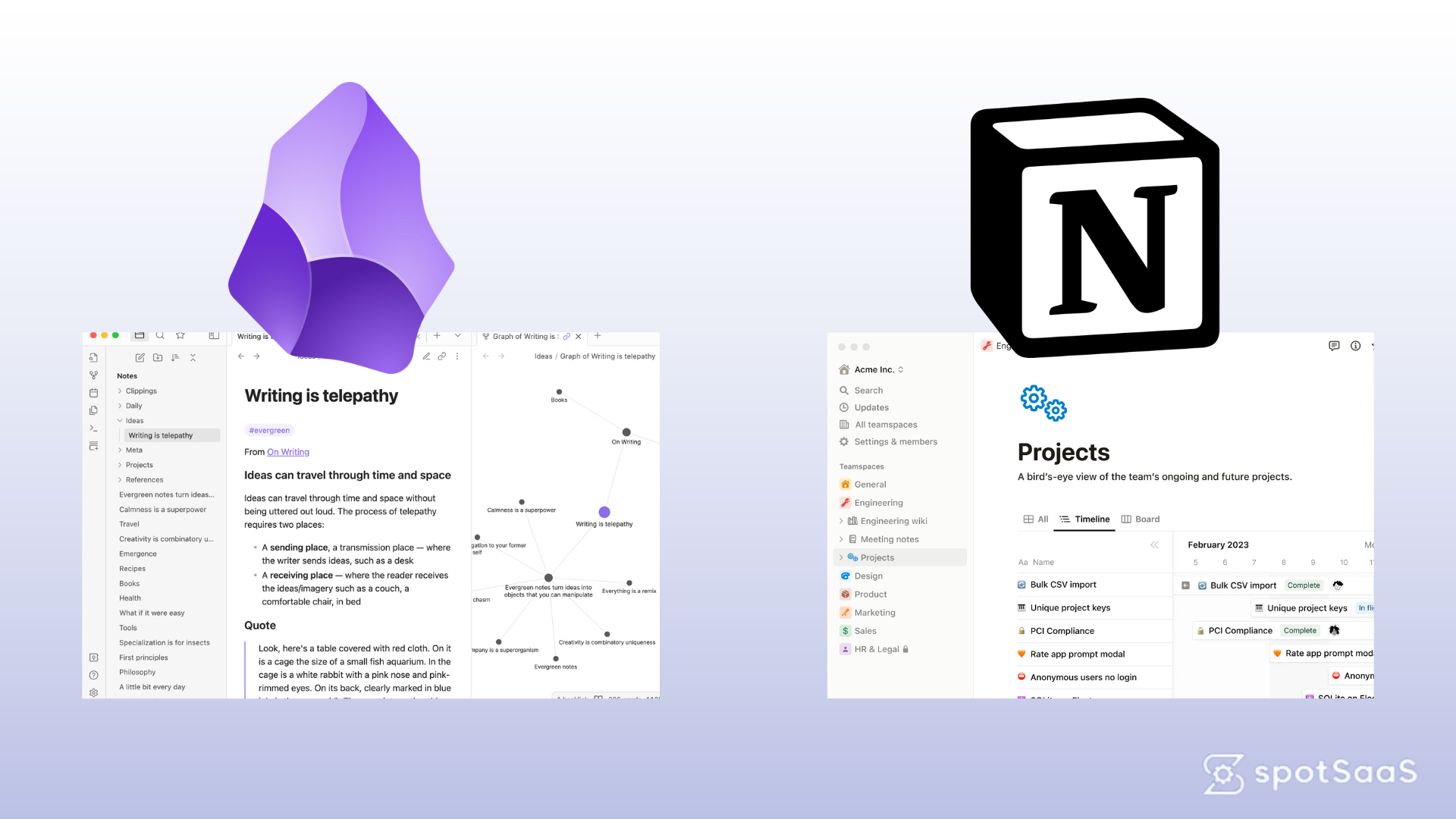 Obsidian vs Notion