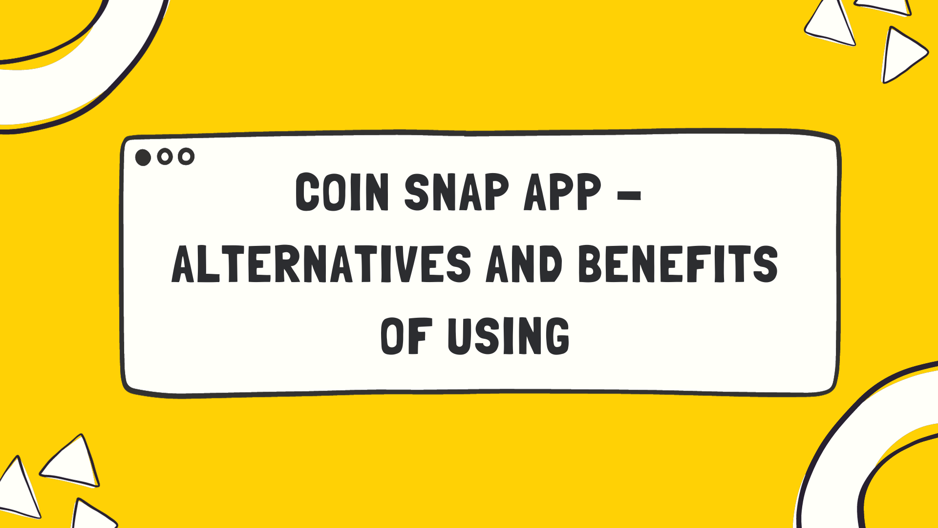 Coin Snap app