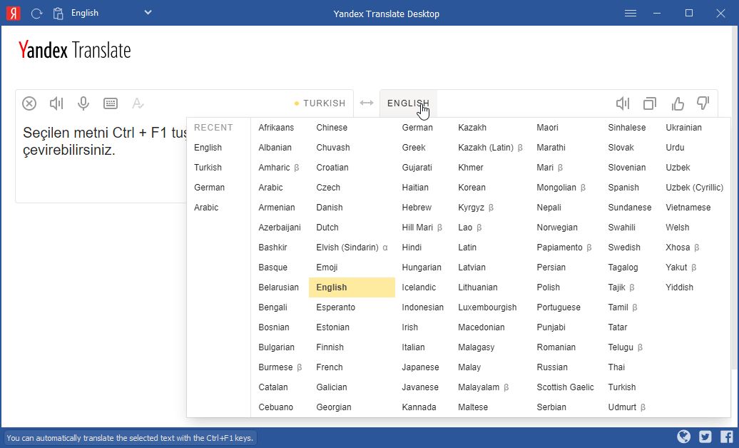 Yandex Translate