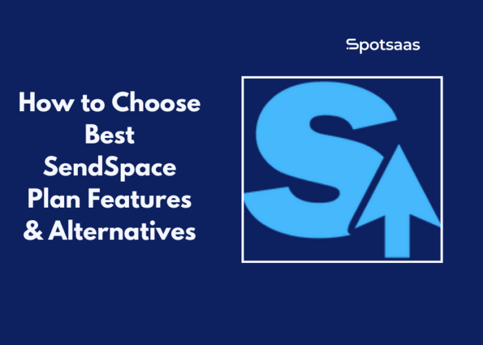 How to Choose Best SendSpace Plan Features & Alternatives