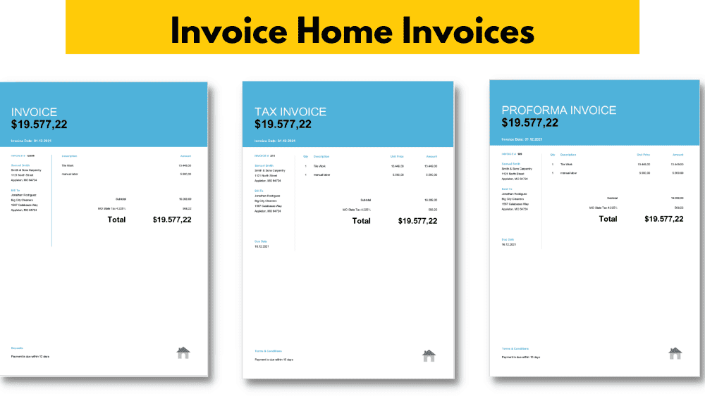 Invoice Home