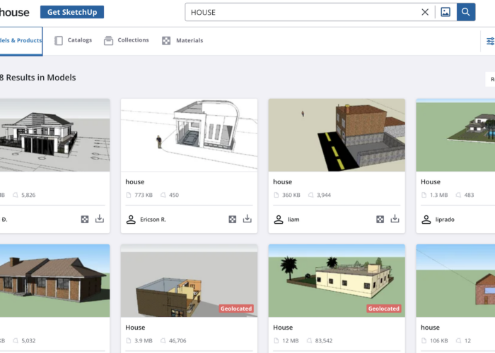 3D Warehouse by SketchUp