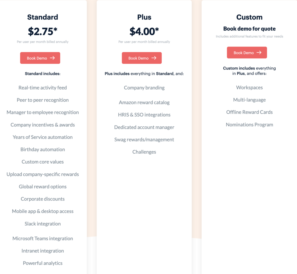 Nectar pricing plans 