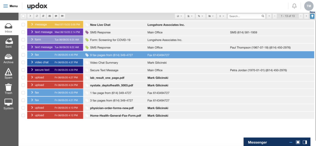 Integration into patient charts