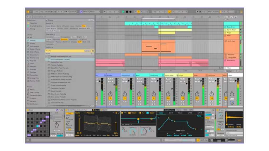 Ableton Live interface