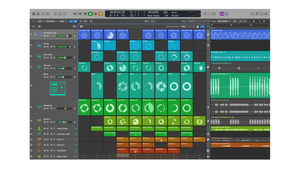 Logic Pro interface