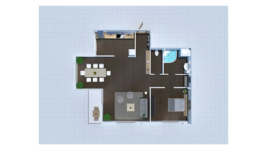 Planner 5D floor plan design