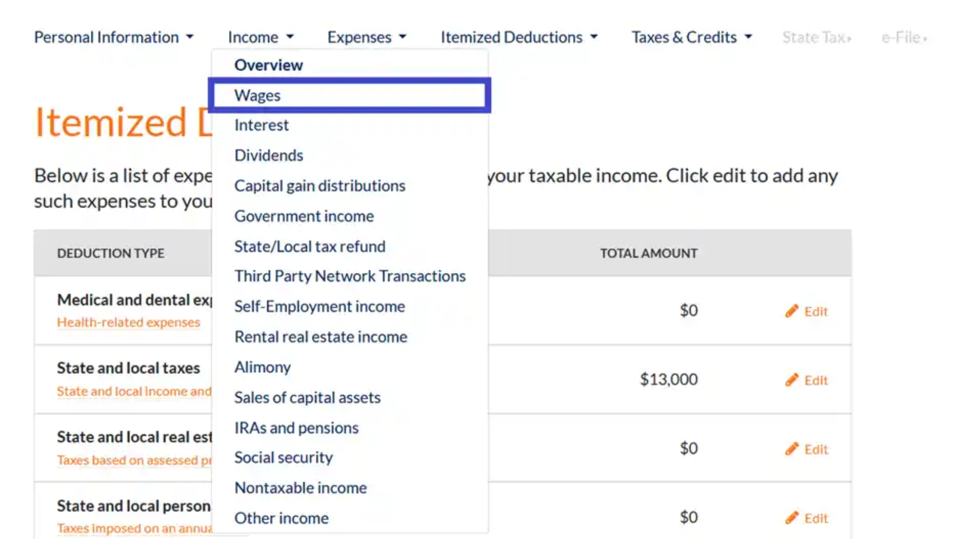 EzTaxReturn Unlimited Usage