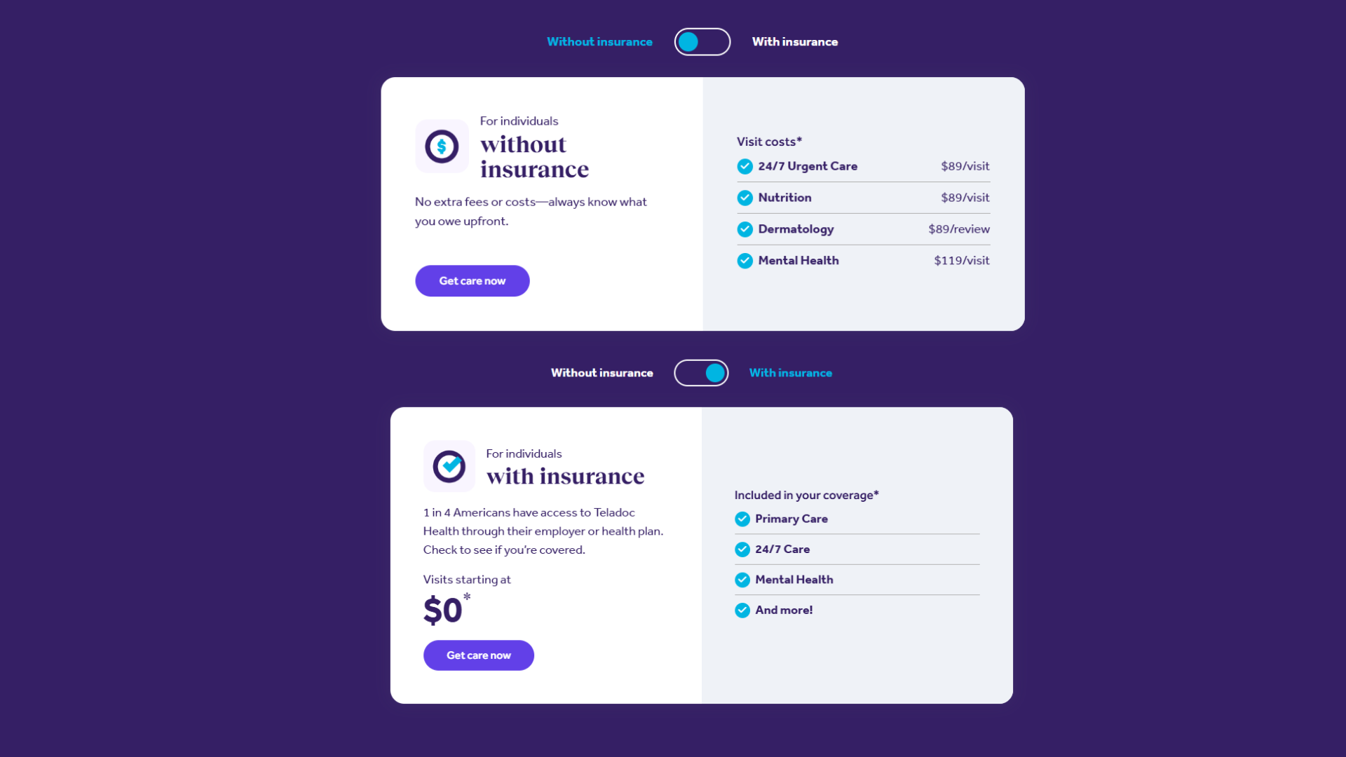 Teladoc Pricing Planning