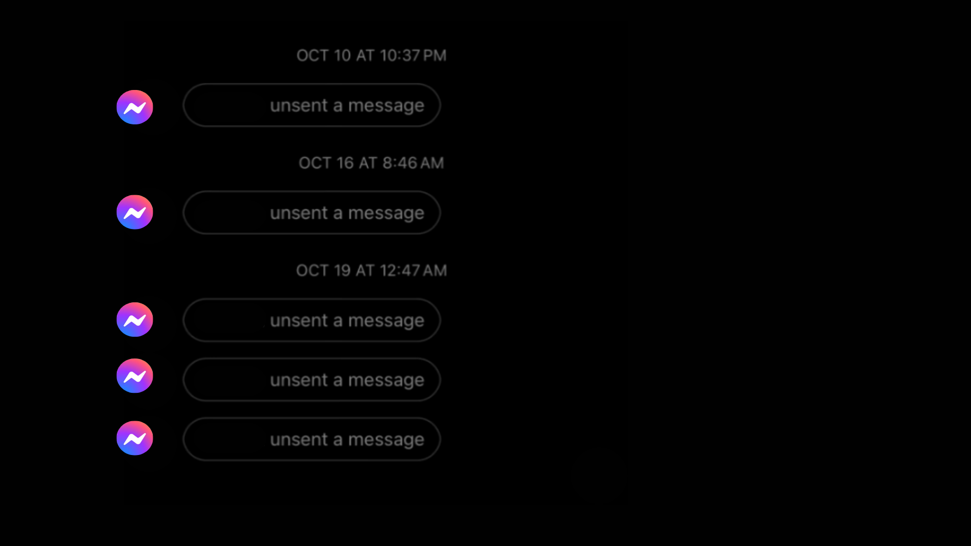 Unsent Messages