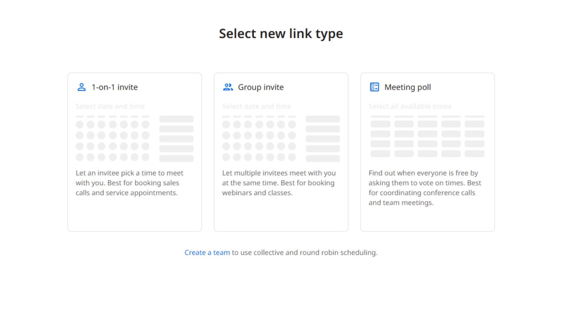 Invite Types for Scheduling