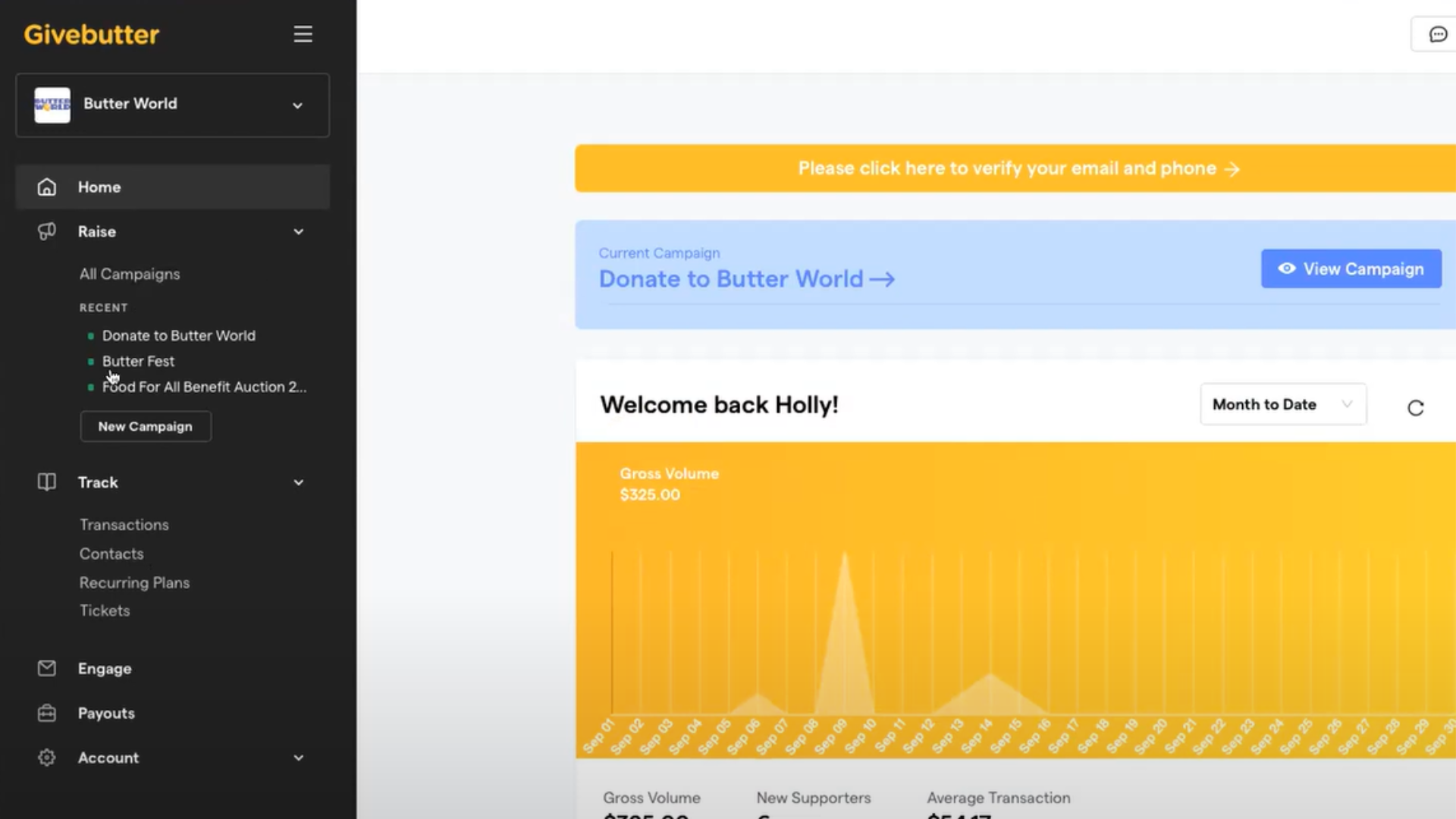 Givebutter Platform