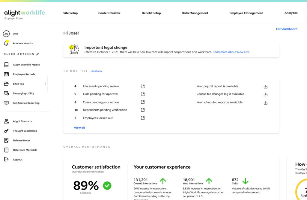 alight worklife - aca reporting software