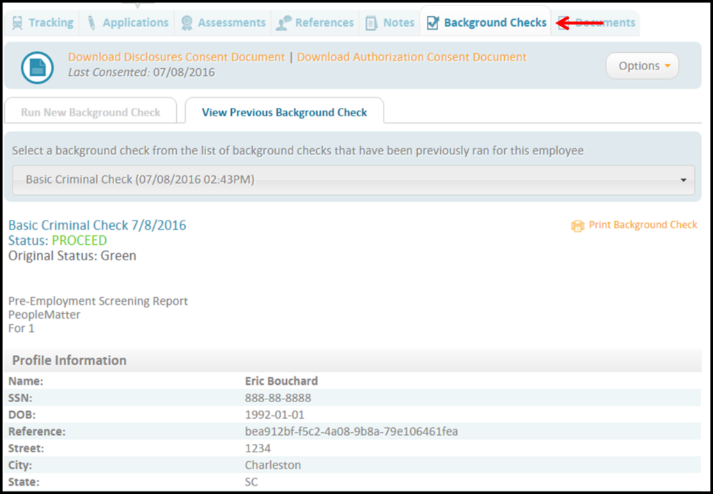 Sterling Background Check