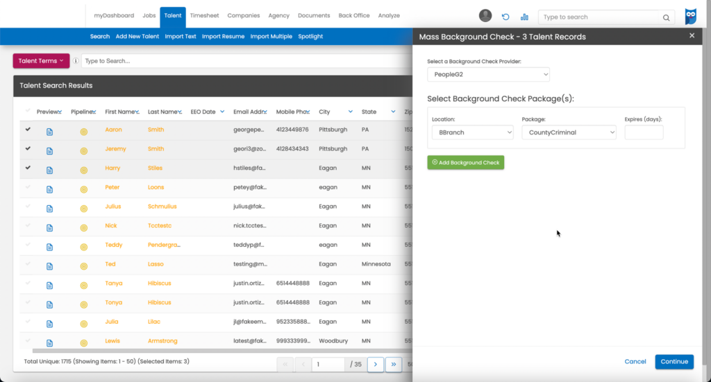 PeopleG2 is a background check software 