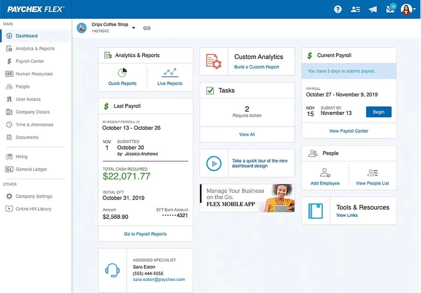 paychex- 401k payroll integration