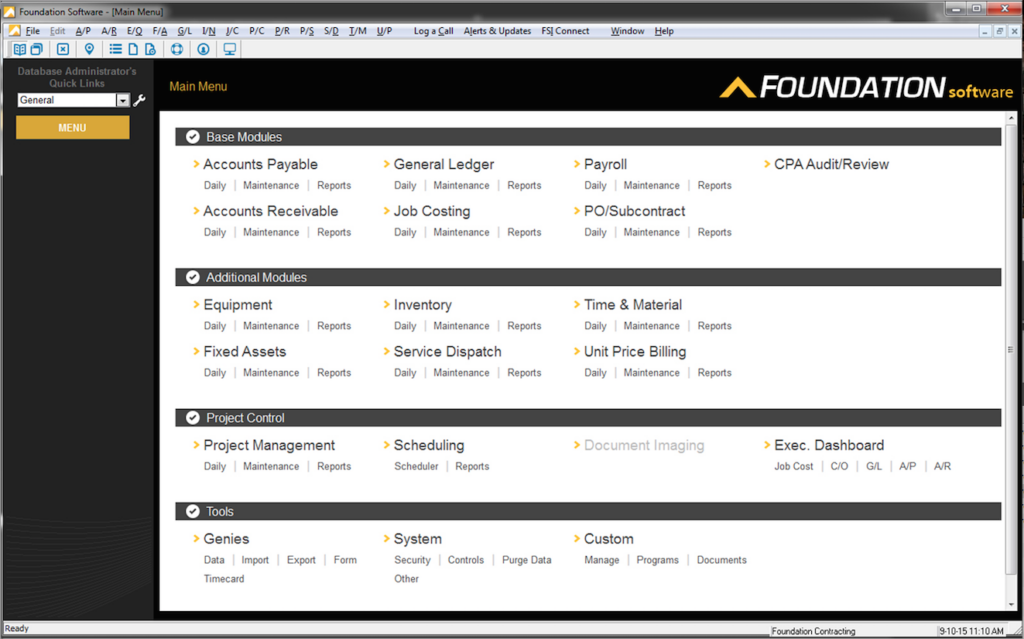 Foundation Software aca reporting software