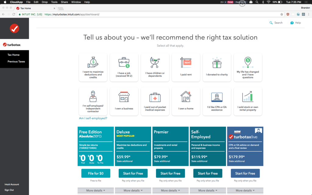 TurboTax vs H&R Block - TurboTax